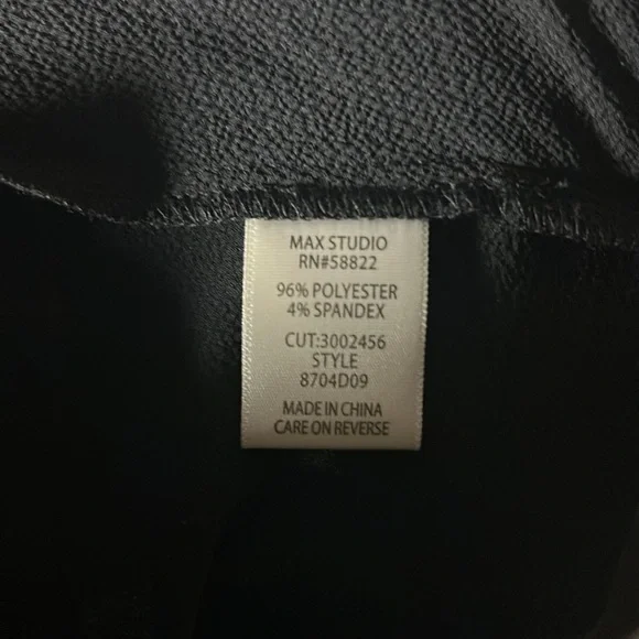 Max Studio Wide Leg Cropped Pants Women's Size S Beach Vibes Lightweight - Picture 11 of 11